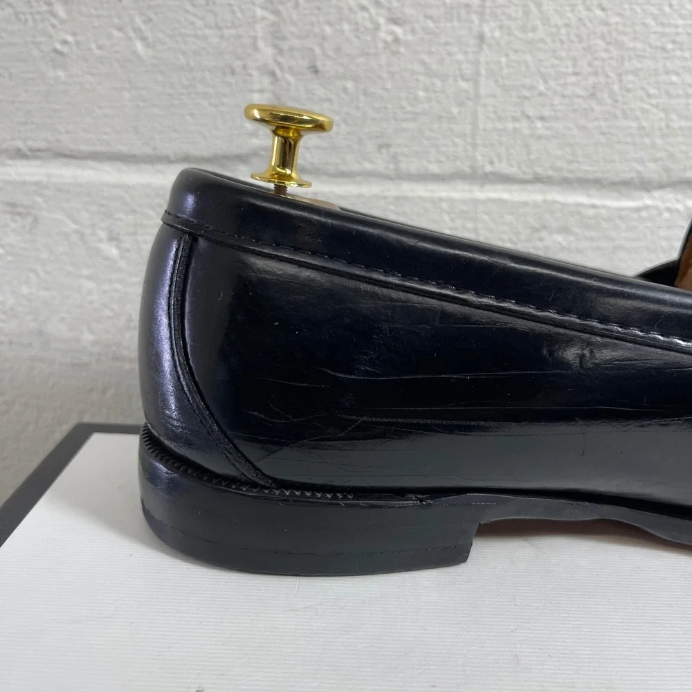 Sebago Black Leather Classic Penny Loafers Slip On Dress Shoes Men's Size 11 EEE